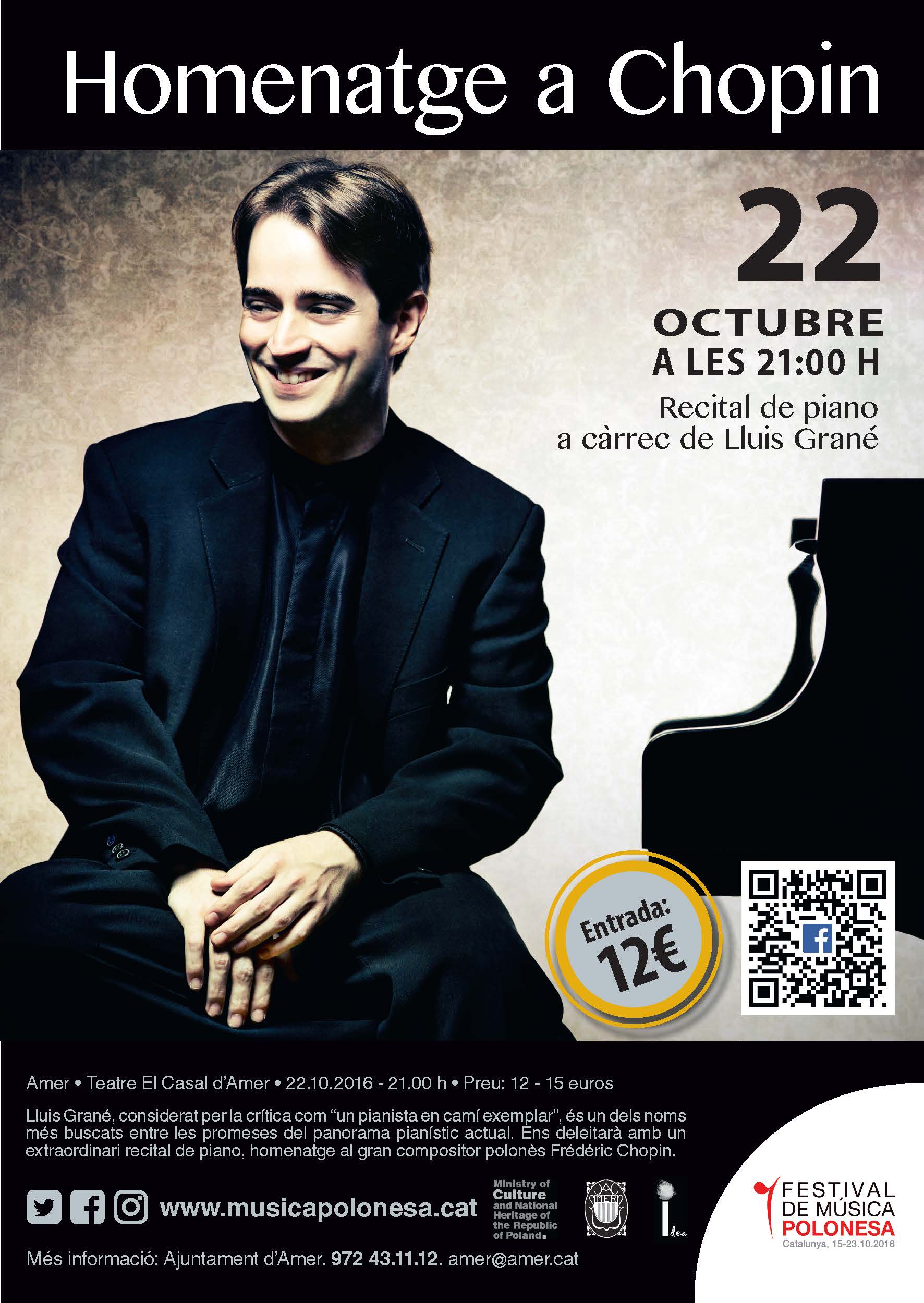 Posters for music festival and artists